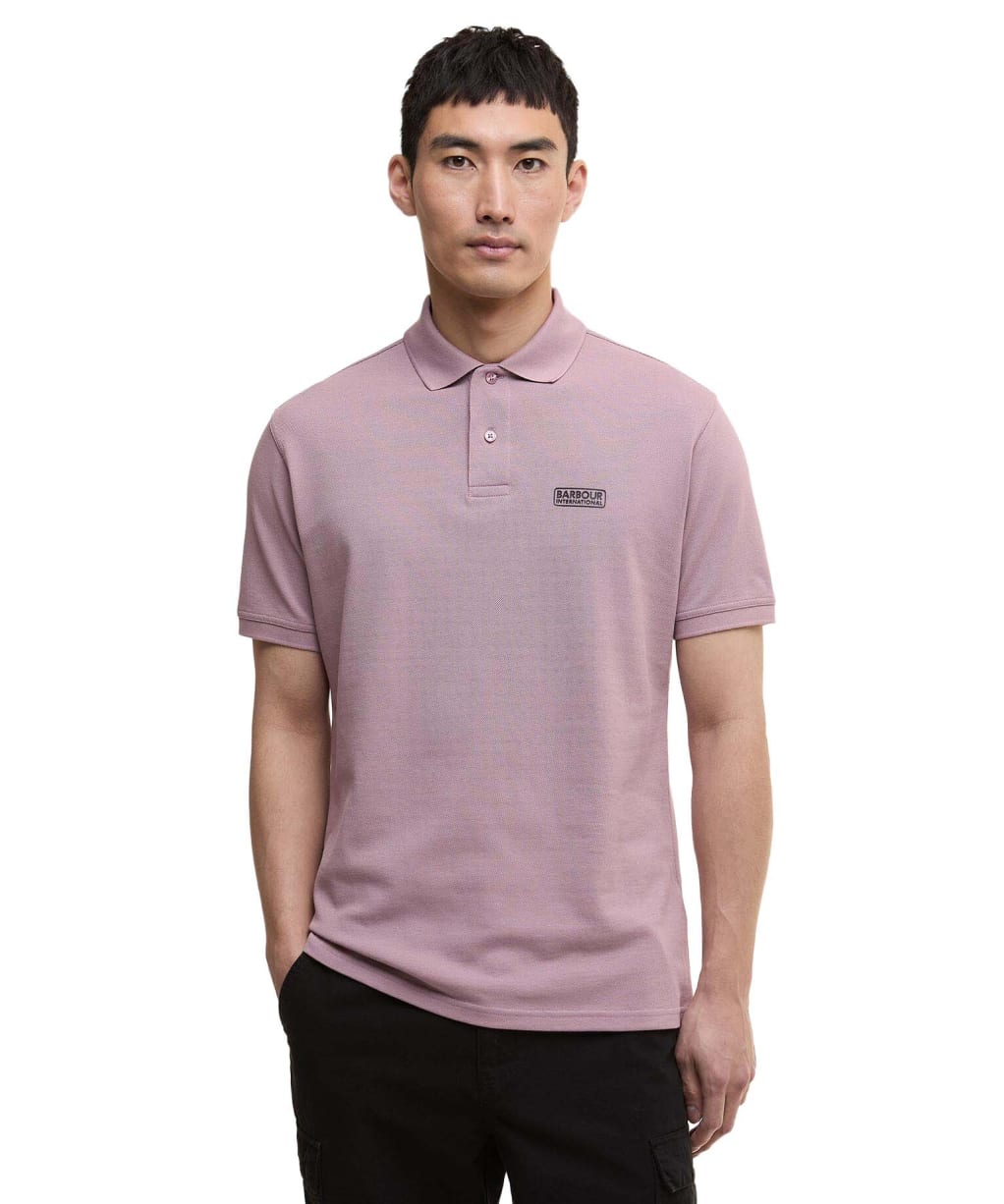 Men's Barbour International Essential Polo - Elderberry