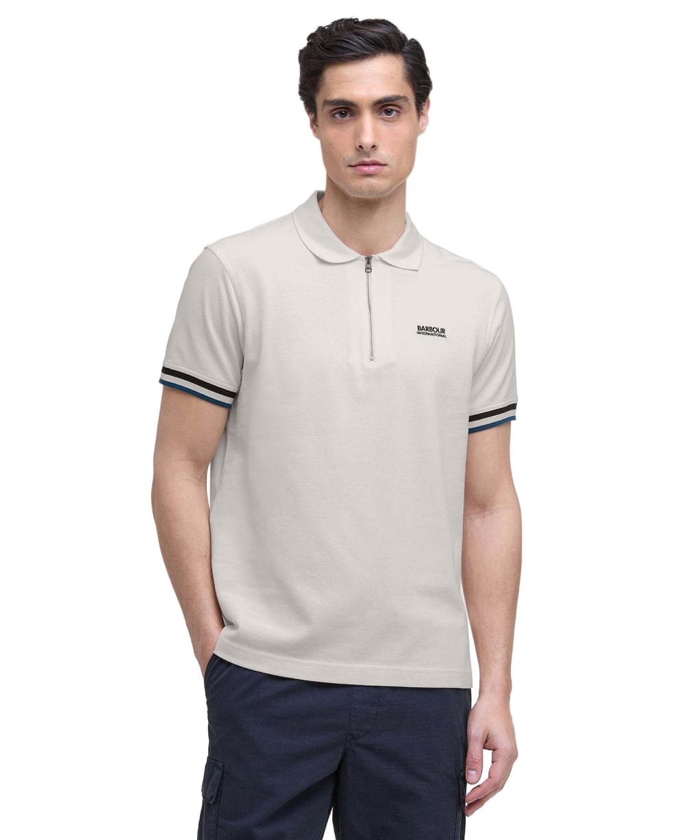 Men's Barbour International Buxton Polo Shirt - Whisper White 2