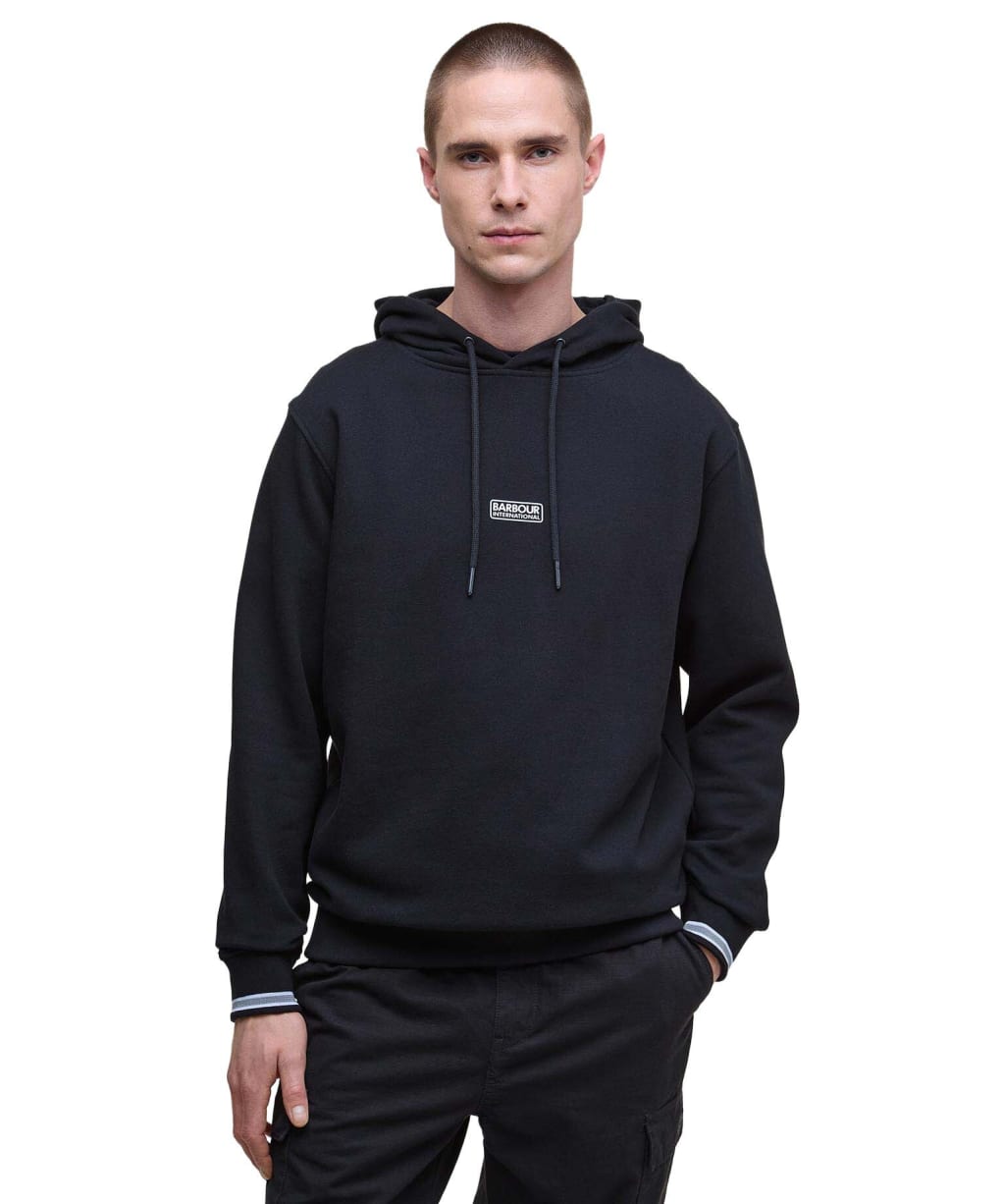 Men's Barbour International Stelar Hoodie - Black