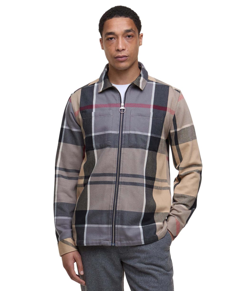 Men's Barbour Lannich Cotton Overshirt - Dress Tartan