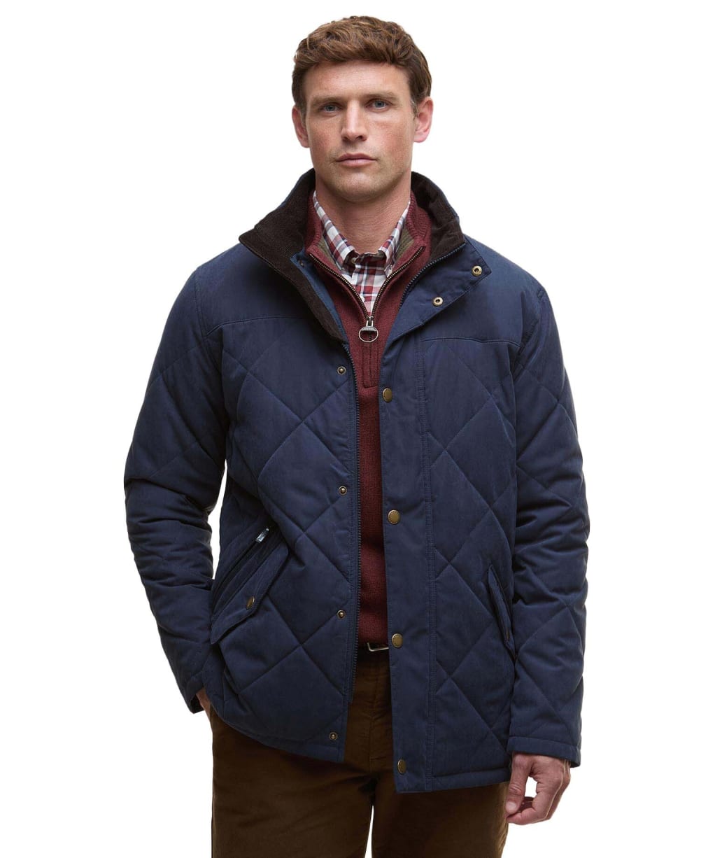 Men's Barbour Elter Quilted Jacket - Navy