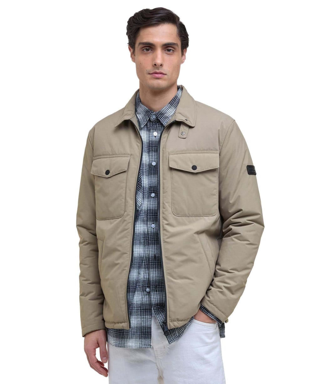 Men's Barbour International Distill Quilted Jacket - Brindle