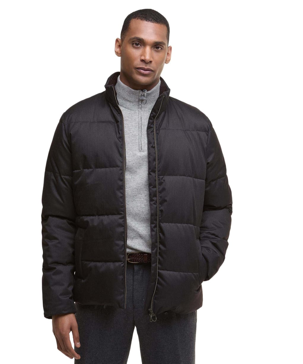 Men's Barbour Northwood Puffer Jacket - Dark Oak