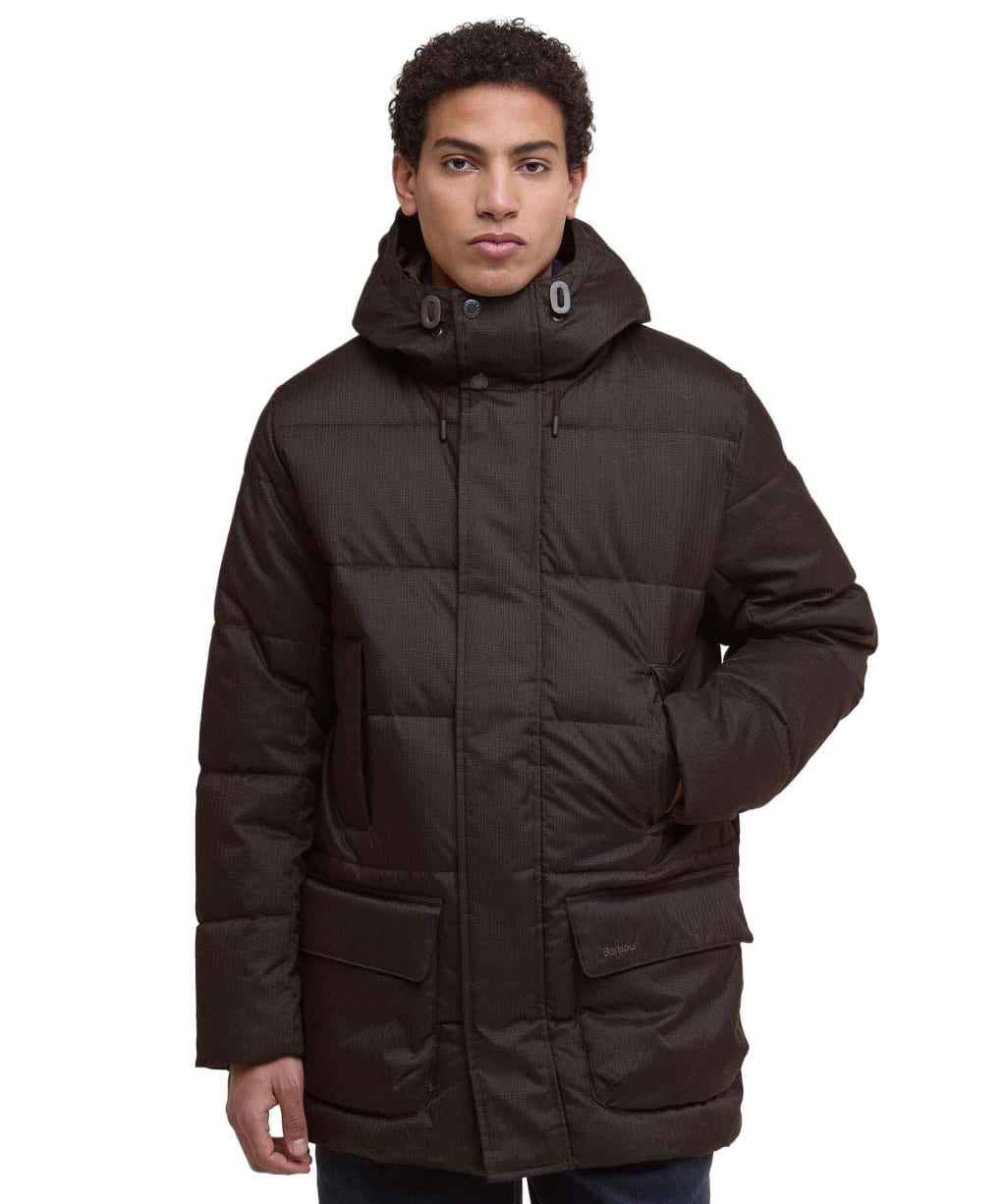 Men's Barbour Winter Beaufort Puffer Jacket - Dark Oak