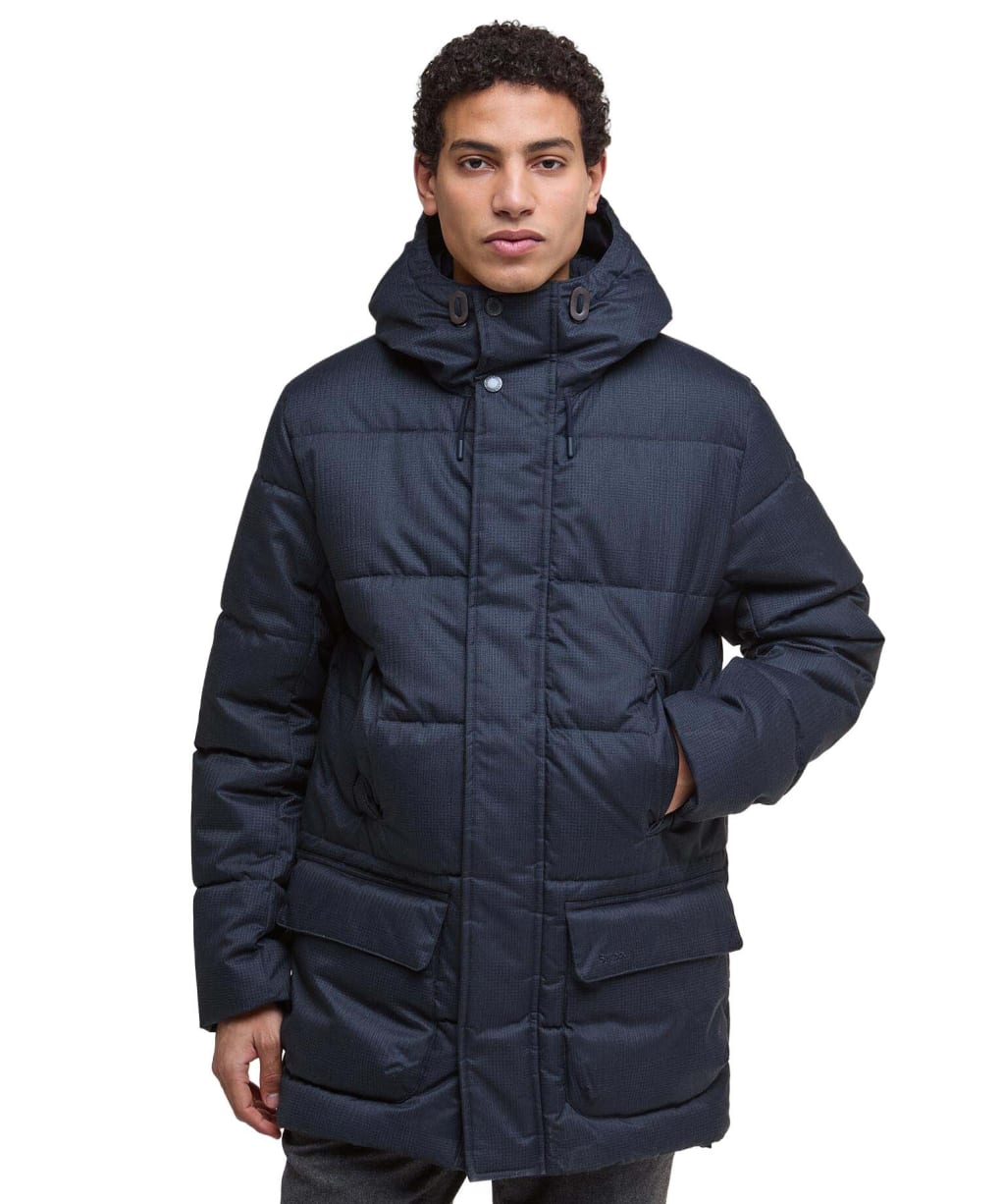 Men's Barbour Winter Beaufort Puffer Jacket - Navy