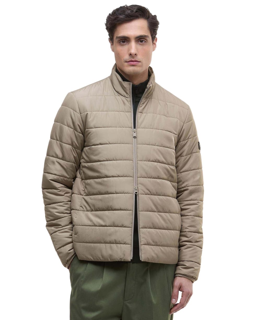 Men's Barbour International Aldon Quilted Jacket - Brindle