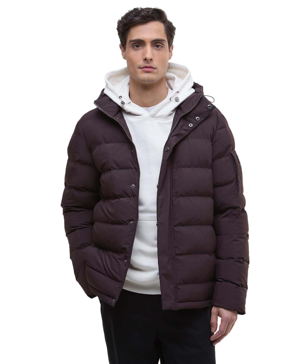 Men's Barbour International Daleson Puffer Jacket - Java Red