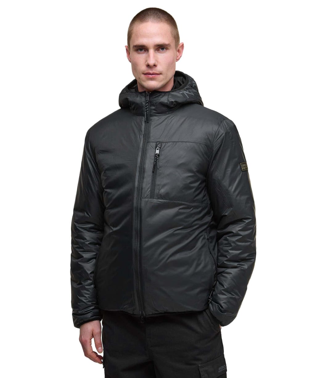 Men's Barbour International Lumley Quilted Jacket - Black
