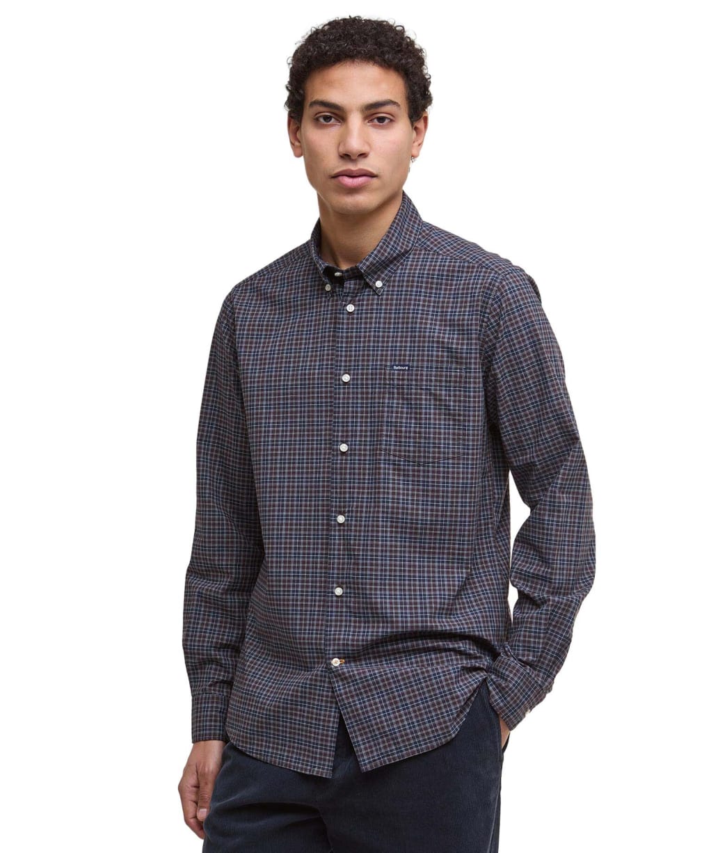 Men’s Barbour Lomond Tailored Shirt - Midnight Oak Tartan