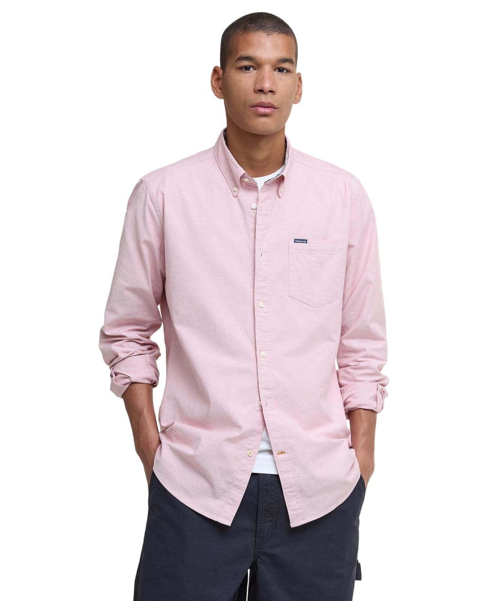 Men's Barbour Marsden Tailored Oxford Shirt - Earth Pink