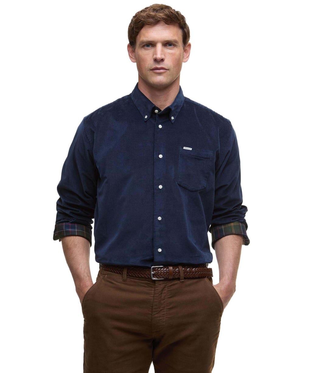 Men's Barbour Jesmond Regular Shirt - Navy
