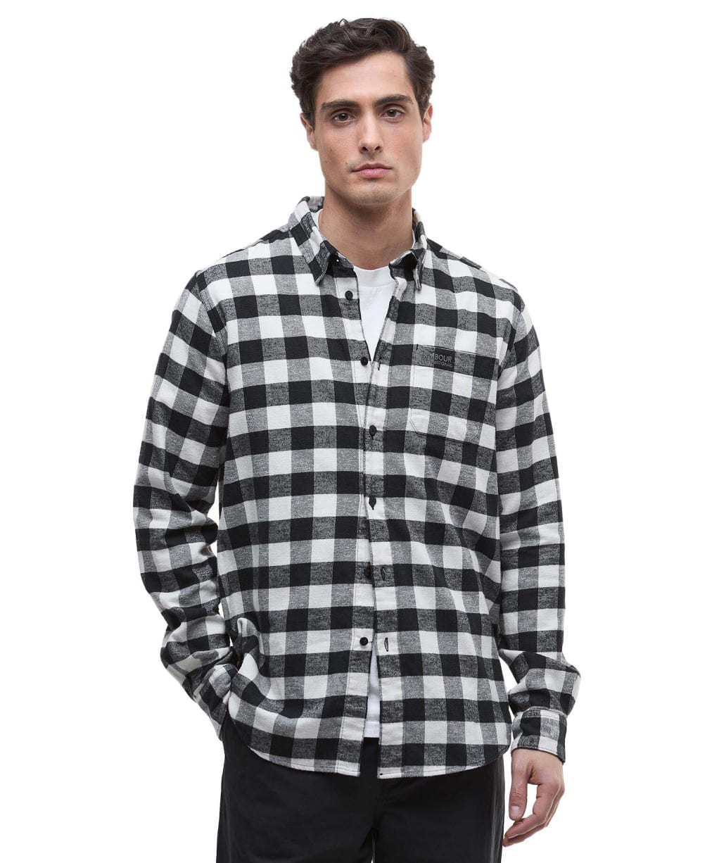 Men's Barbour International Blackstreak Check Shirt - Black