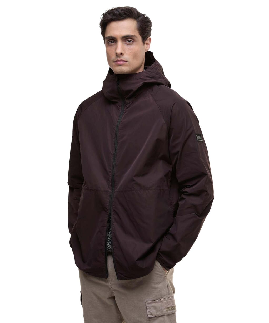 Men's Barbour International Peckett Showerproof Jacket - Java Red