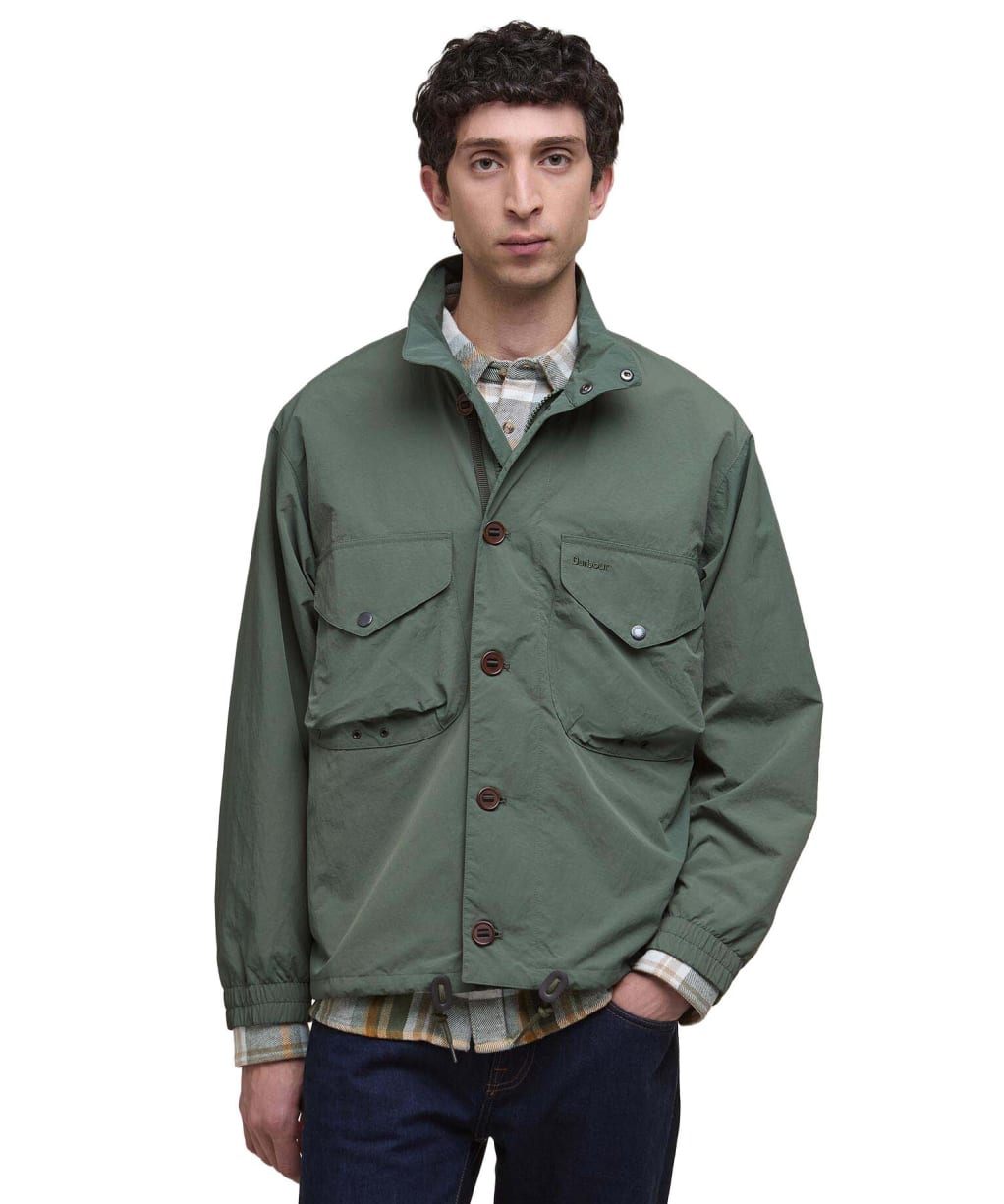 Men's Barbour Jig Showerproof Jacket - Thyme