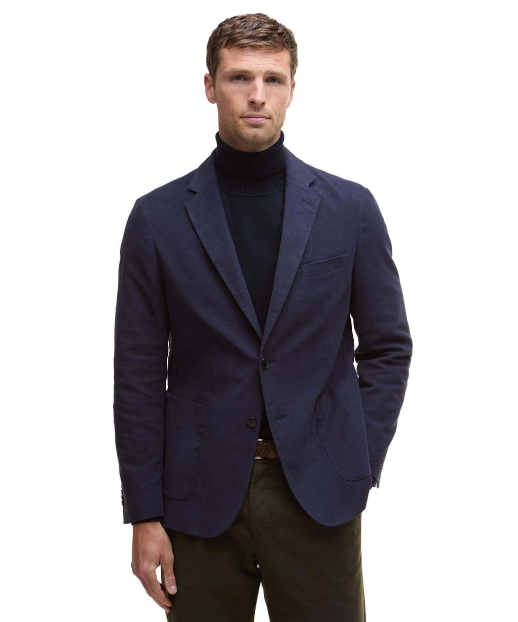 Men's Barbour Jennings Moleskin Blazer - Navy