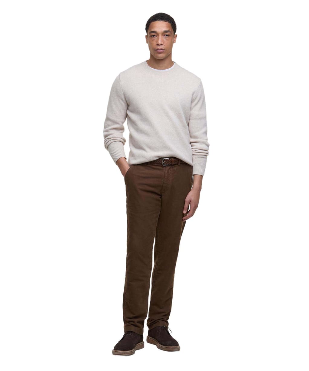 Men's Barbour Moleskin Tailored Fit Trouser - Dark Sand