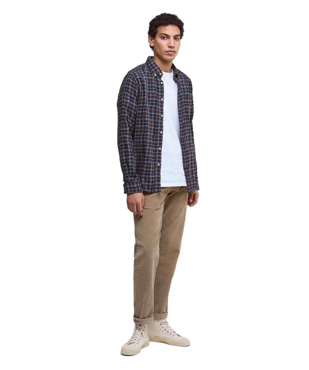 Men's Barbour Stretch Cord Tailored Fit Trouser - Washed Stone