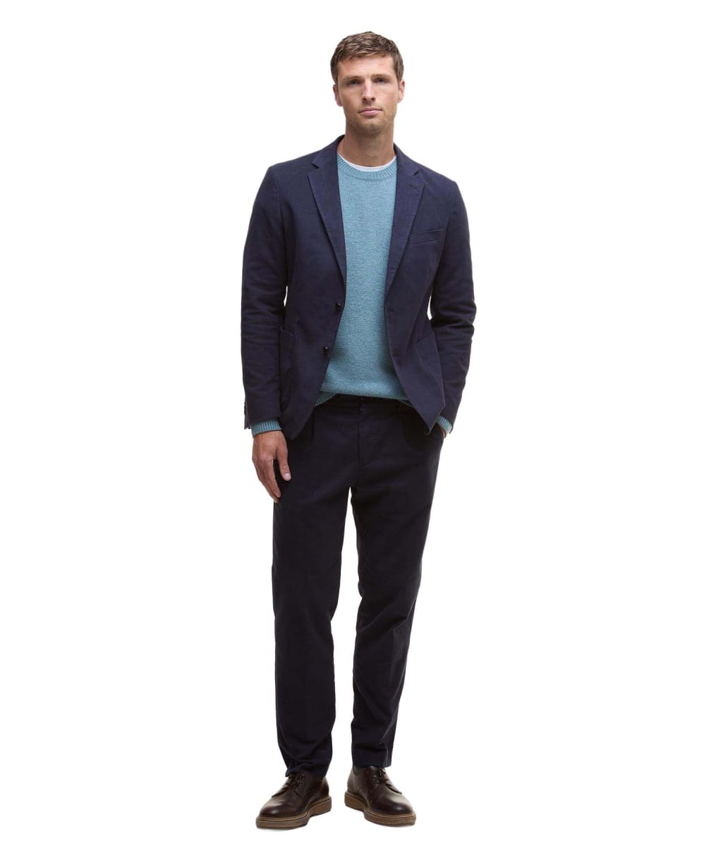 Men's Barbour Jennings Moleskin Trouser - Navy