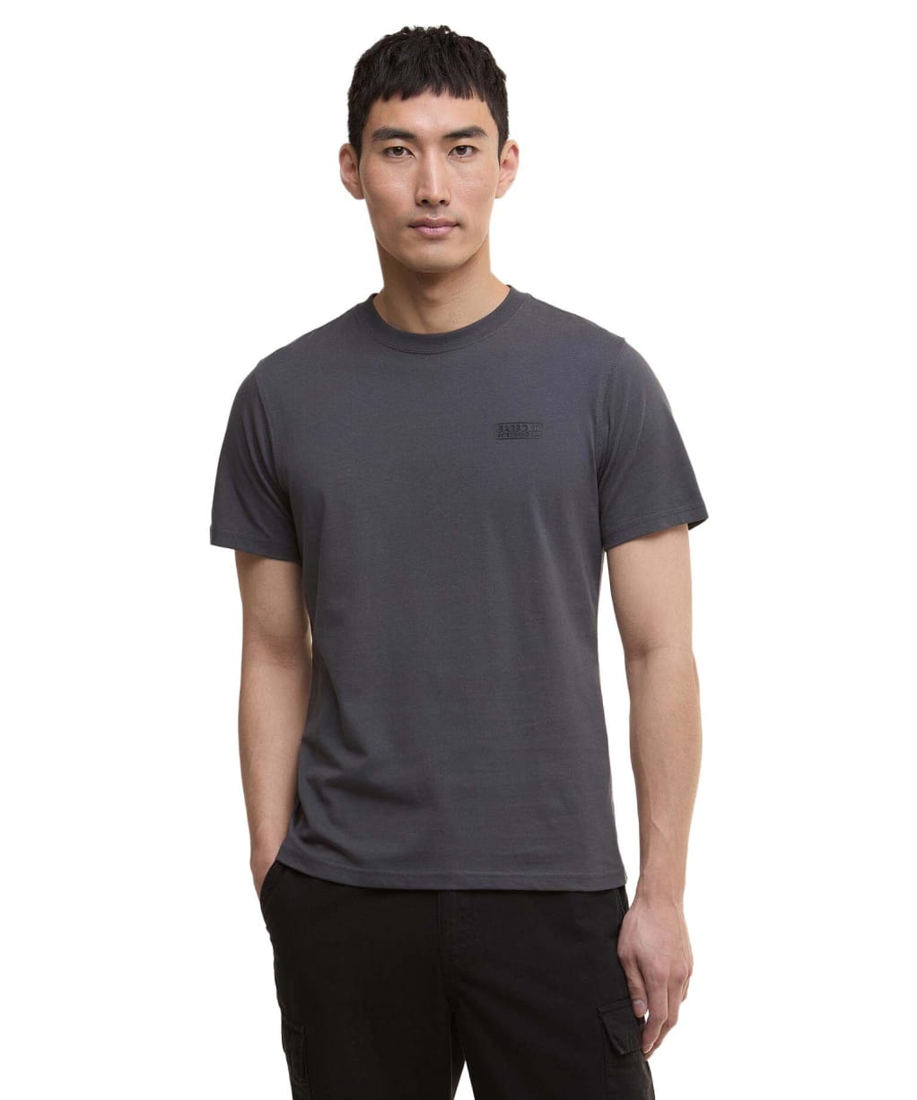 Men's Barbour International Small Logo Tee - Asphalt