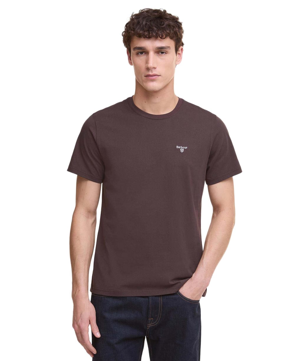 Men's Barbour Sports Tee - Dark Oak