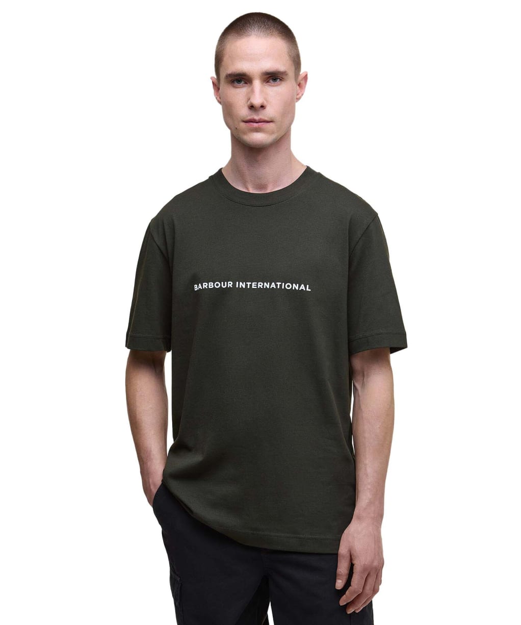 Men's Barbour International Motored T-Shirt - Sage