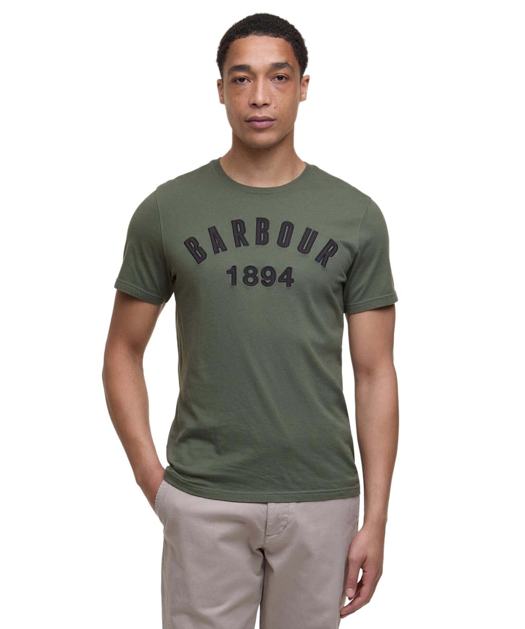 Men's Barbour Hollins Applique T-Shirt - Thyme
