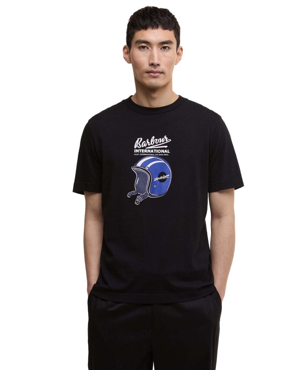 Men's Barbour International Vecton T-Shirt - Black