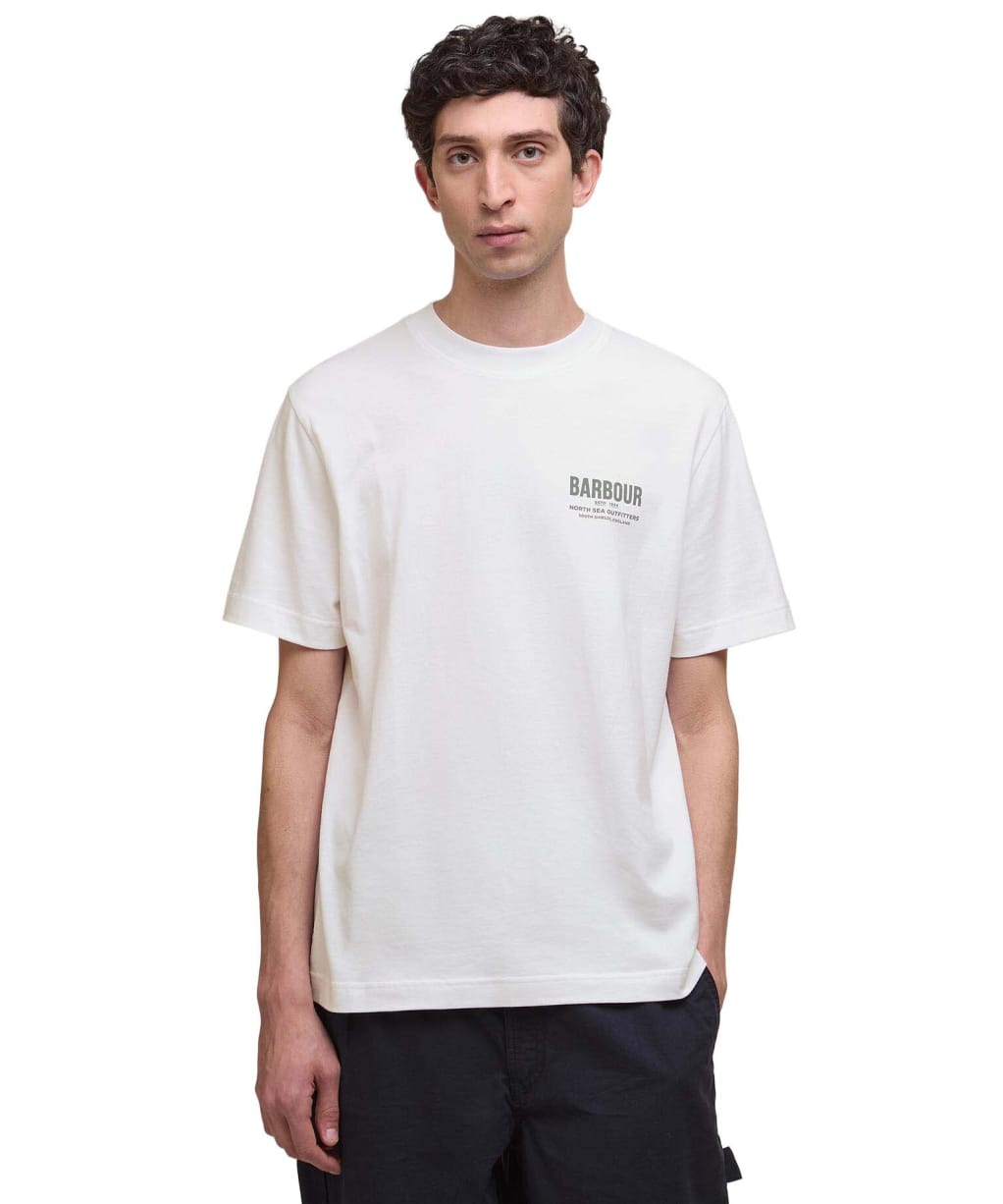 Men's Barbour Glencorse Relaxed Graphic T-Shirt - Whisper White