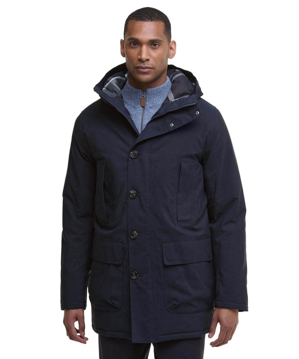 Men's Barbour Winter Beaufort Waterproof Parka - New Navy