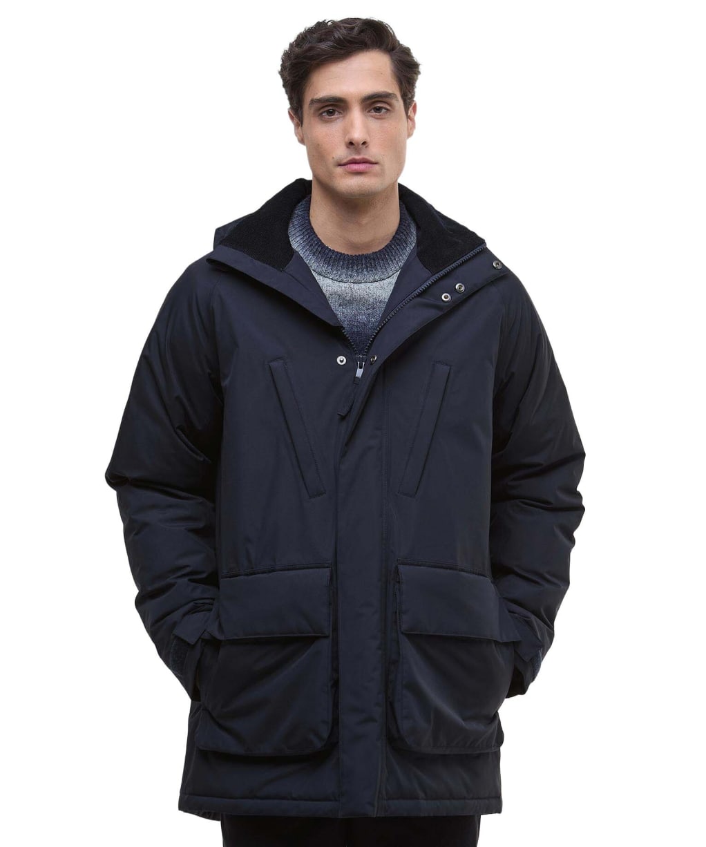 Men's Barbour International Willett Waterproof Jacket - Dark Navy