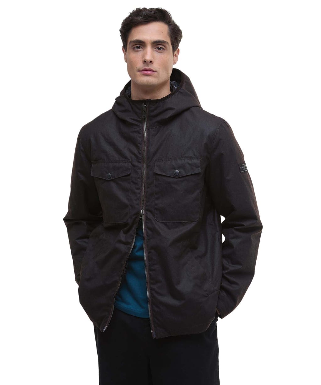 Men's Barbour International Blane Waxed Jacket - Rustic