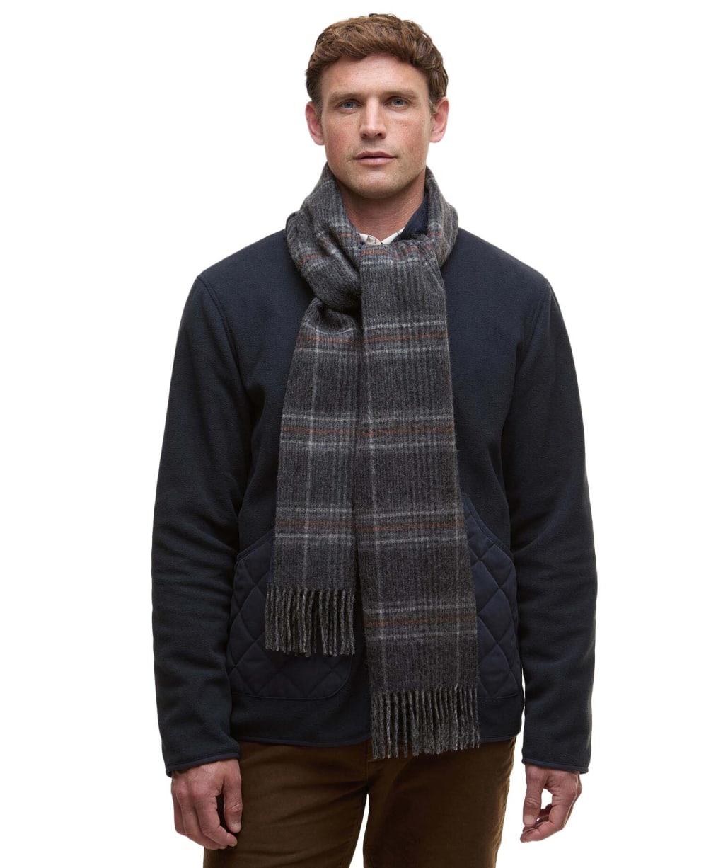 Barbour Marsden Reversible Scarf - Grey / Navy