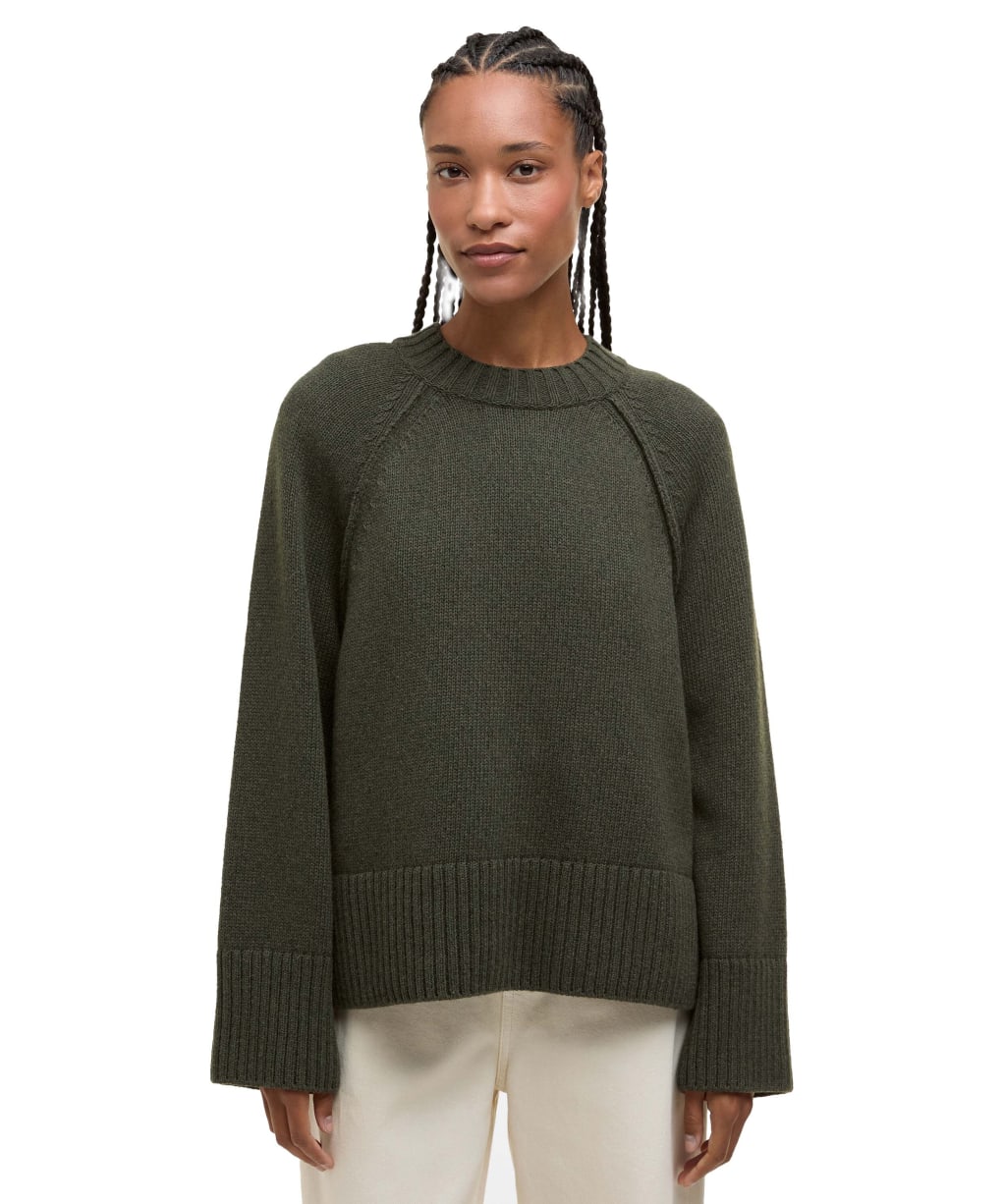 Women's Barbour Ashdon Knitted Jumper - Sage