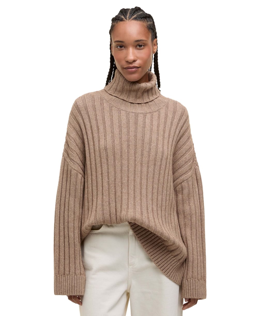 Women's Barbour Maeve Knitted Jumper - Fawn