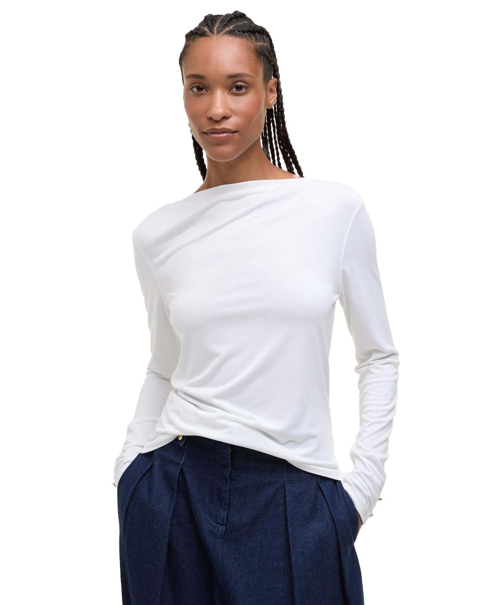 Women's Barbour Wren Top - White