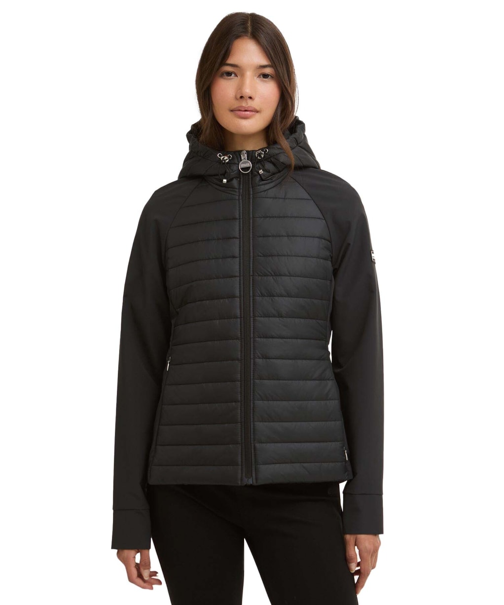 Women's Barbour International Valentina Quilted Sweat - Black