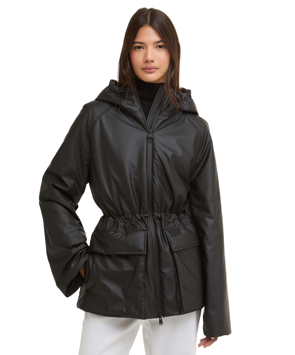 Women's Barbour International Jourdaine Showerproof Jacket - Black