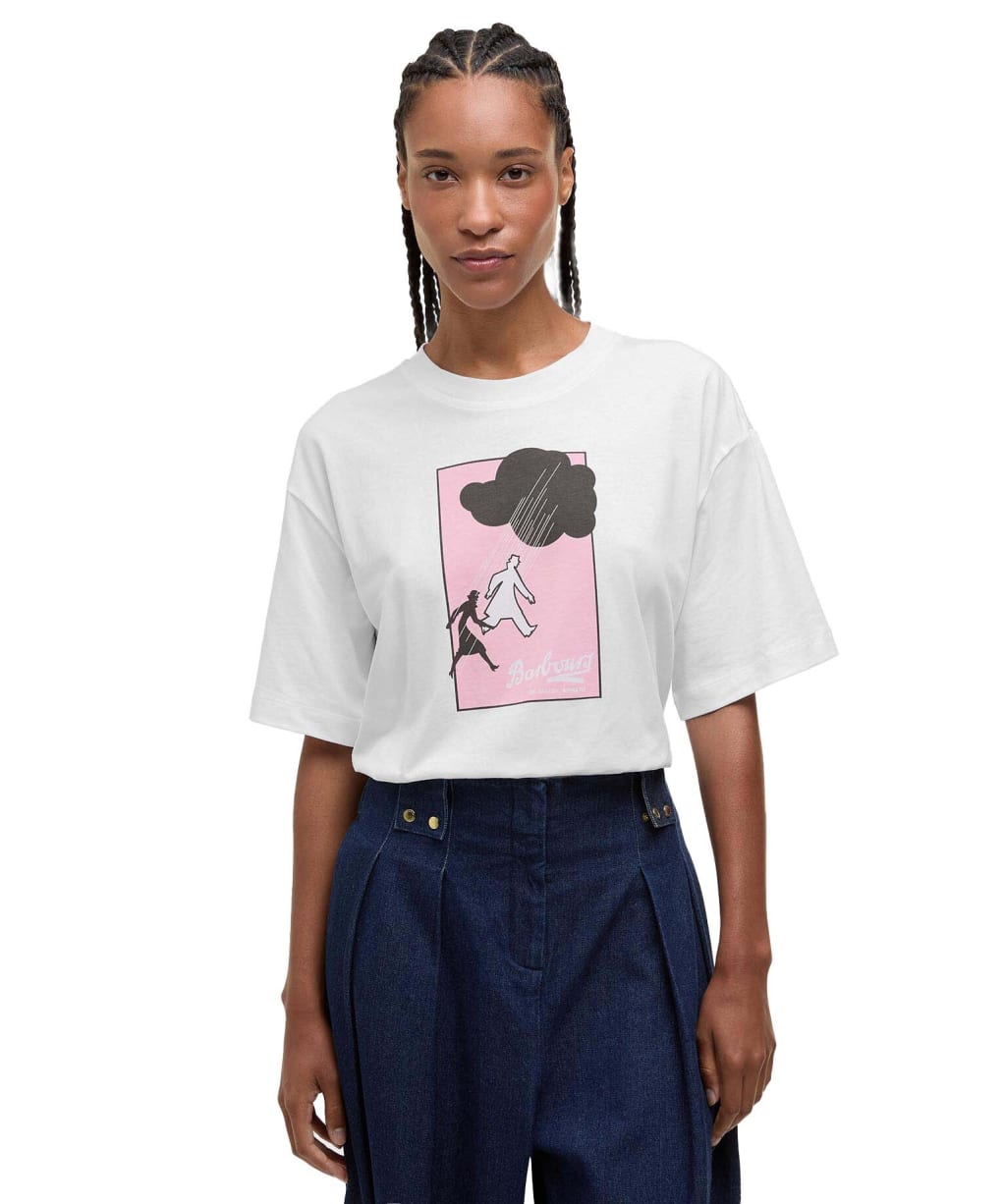 Women's Barbour Rosie T-Shirt - White