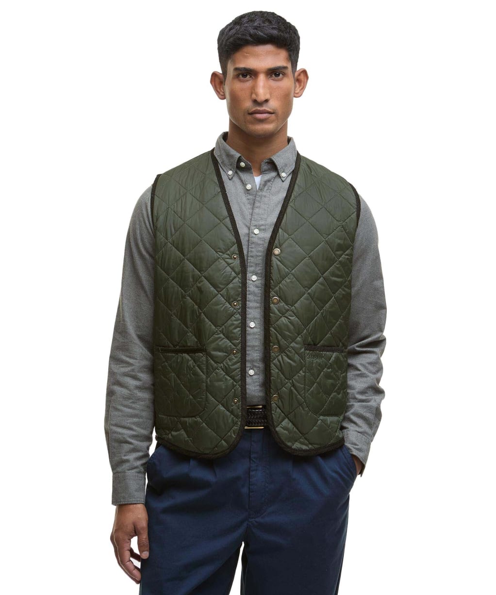 Men's Barbour Modern Quilted Waistcoat - Olive