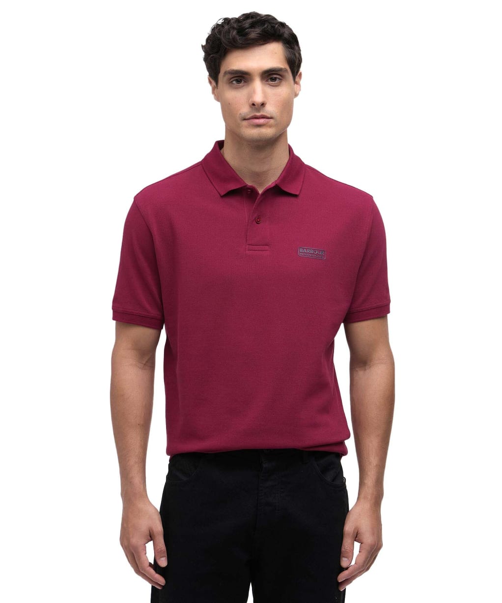 Men's Barbour International Essential Polo - Antique Red