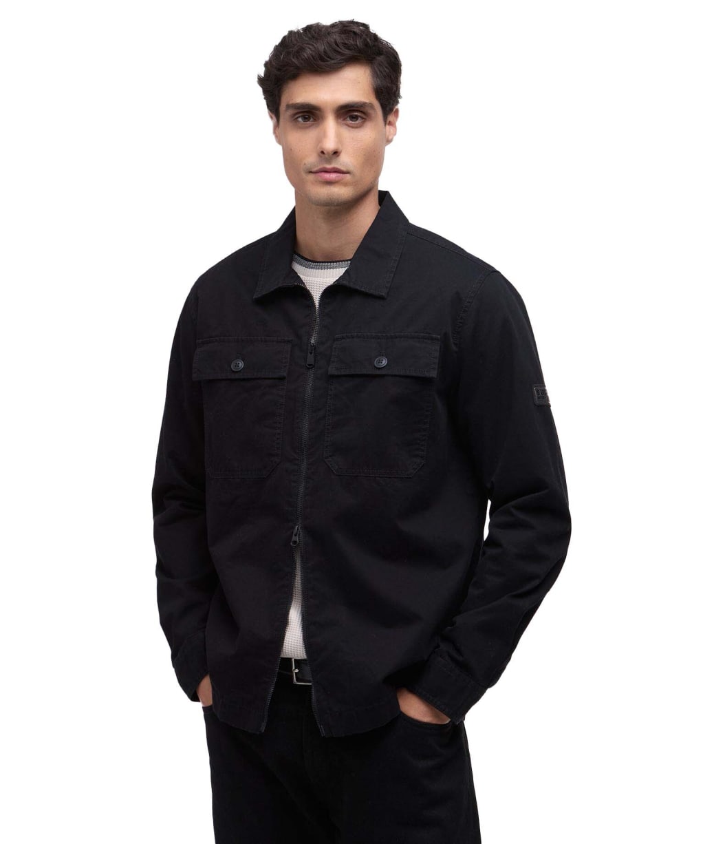 Men's Barbour International Arkle Overshirt - Black