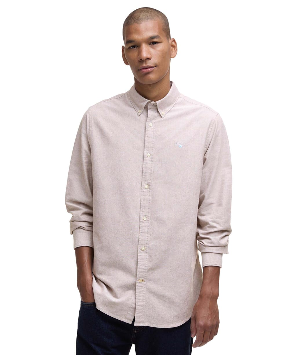 Men's Barbour Oxtown Tailored Shirt - Umber