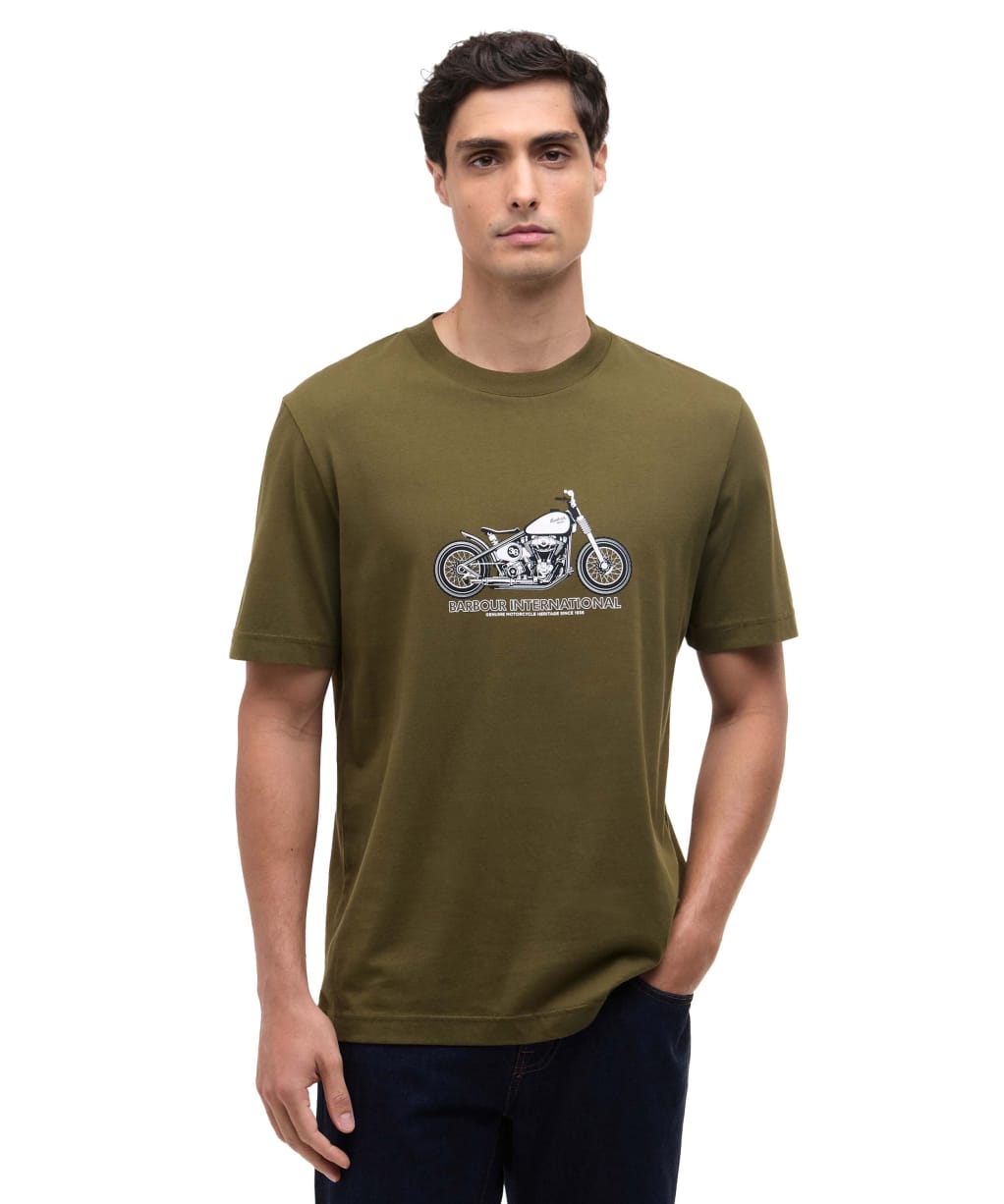Men's Barbour International Cheney Graphic T-Shirt - Light Sage