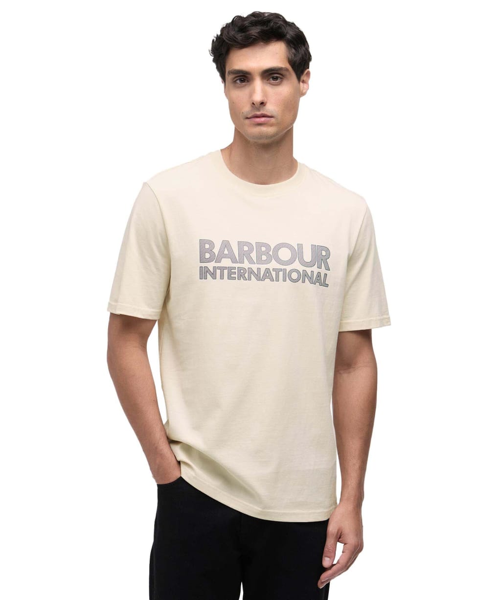 Men's Barbour International Essential Graphic T-Shirt - Calico White
