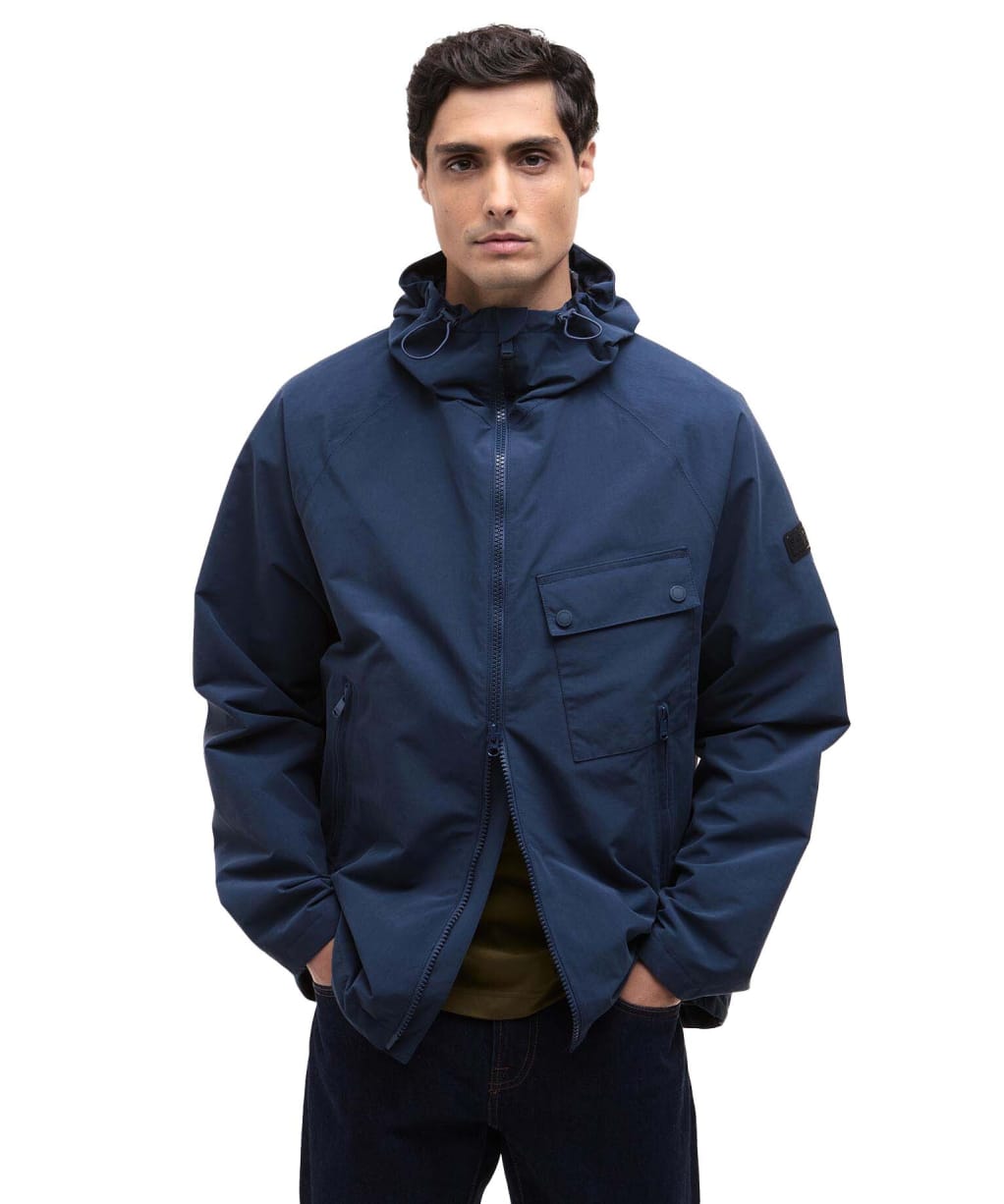 Men's Barbour International Mispen Waterproof Jacket - Navy