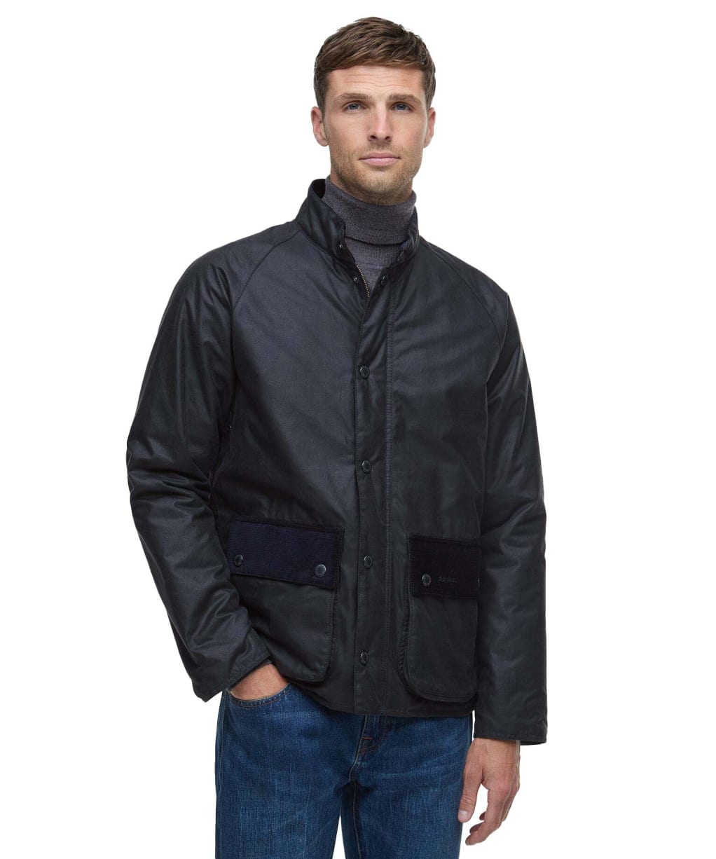 Men's Barbour Cordhill Waxed Jacket - Navy