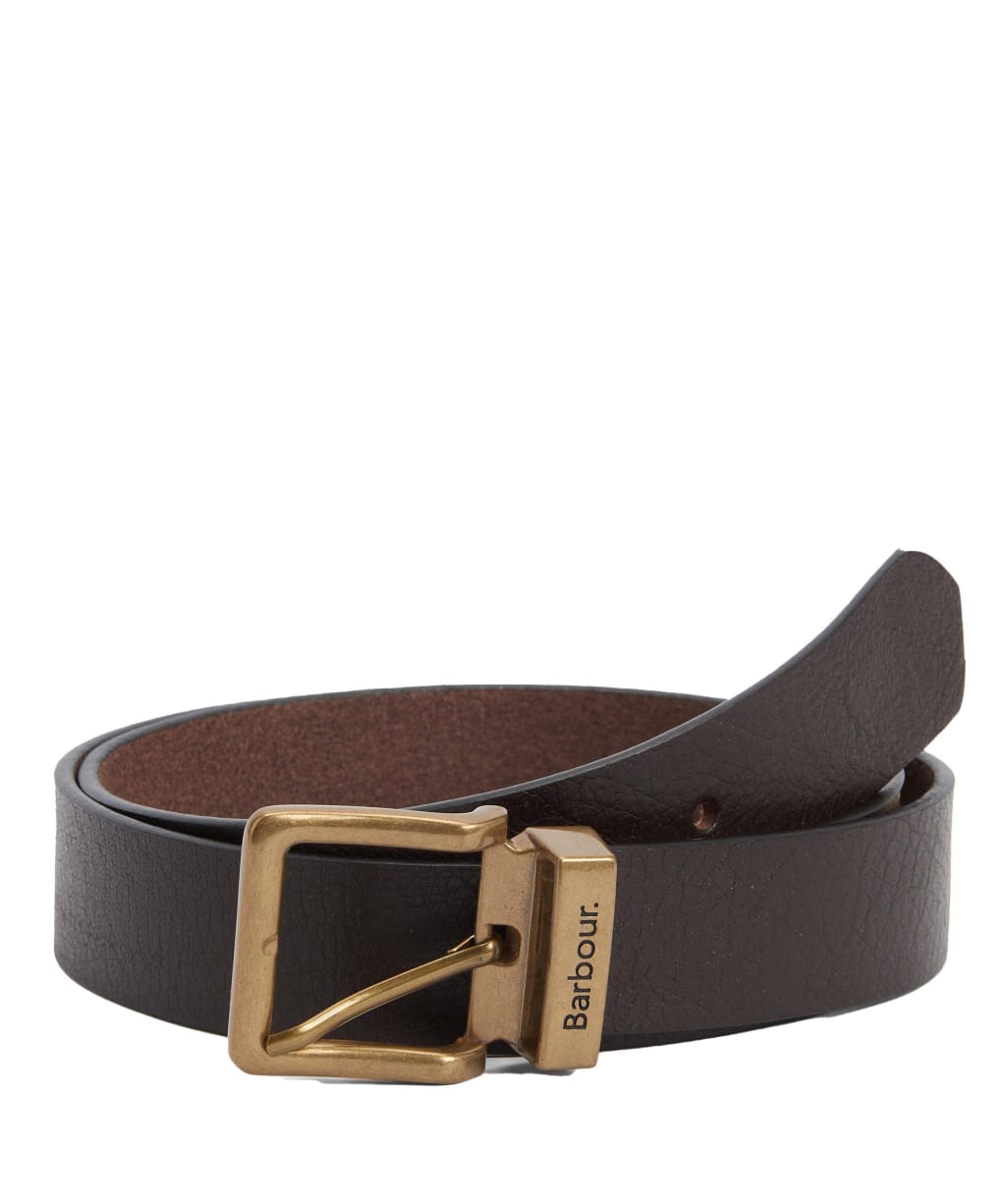 Men's Barbour Blakely Belt - Dark Brown