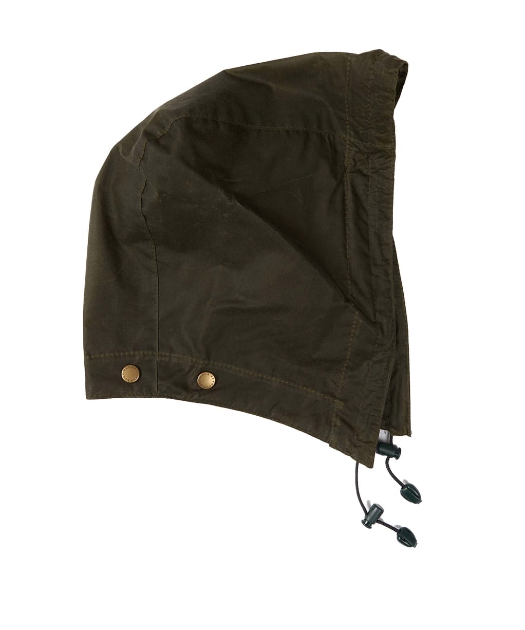 Barbour Lightweight Waxed Cotton Hood - Archive Olive