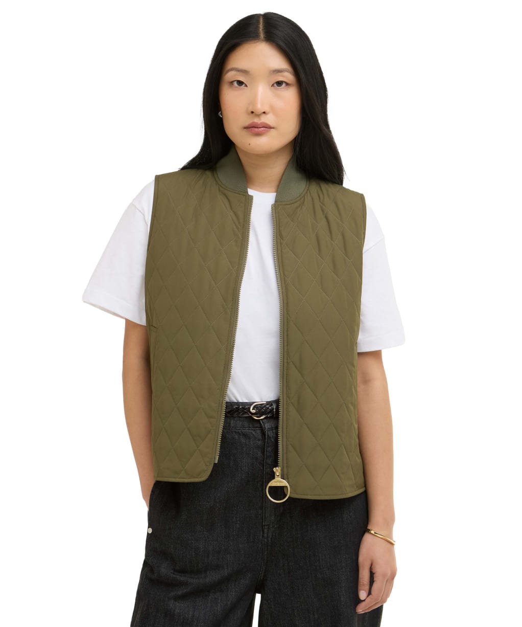 Women's Barbour Roeburn Gilet - Ivy Green / Ancient