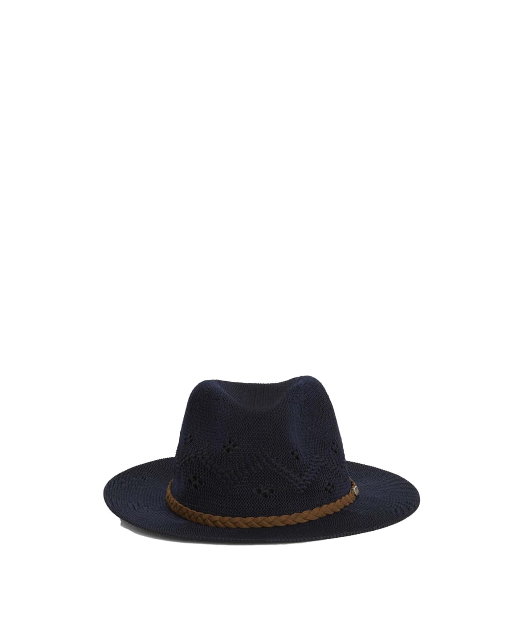 Women's Barbour Flowerdale Trilby Hat - New Navy
